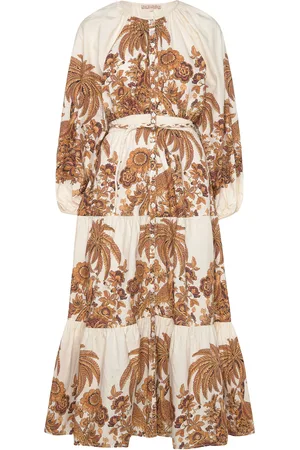 by Ti Mo Poplin Maxi Dress Cream