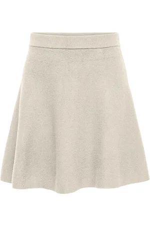 ONLY Onlfrida Life Mw Skirt Cc Knt Cream