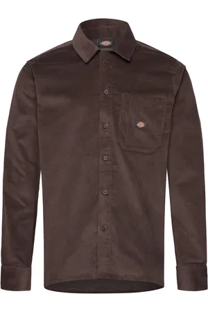 Dickies Corduroy Shirt Ls Brown