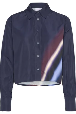 Coster Copenhagen Boxy Shirt With Navy