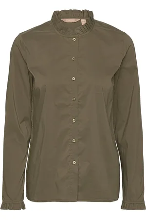 Culture Cuantoinett Button Shirt Khaki