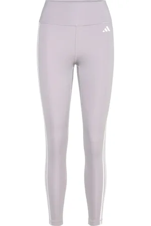adidas Adidas Train Essentials 3 Stripes High Waisted 7/8 Tight Purple
