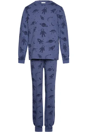 Geggamoja Two Piece Pyjamas Blue