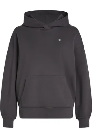 Calvin Klein Stamp Back Graphic Hoodie Black
