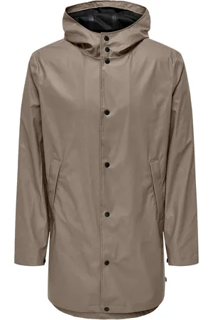 Only & Sons Onsluca Rain Coat Otw Beige