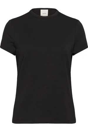 Calvin Klein Modal Stretch C-Neck Slim Top Ss Black