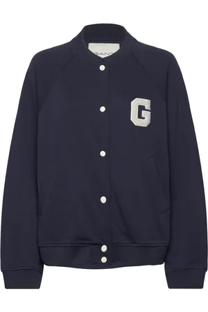 GANT Varsity G Badge Jersey Jacket Navy