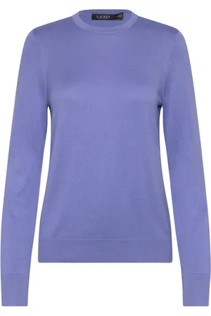 Ralph Lauren Cotton-Blend Sweater Blue