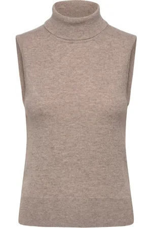 Filippa K Turtleneck Vest Beige