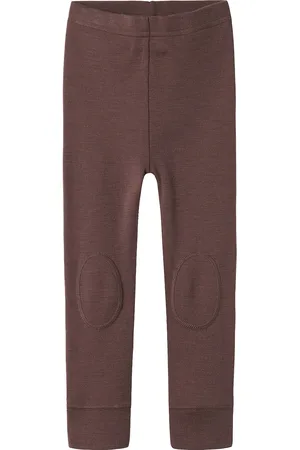 NAME IT Nmfwillitus Wool Legging Noos Brown