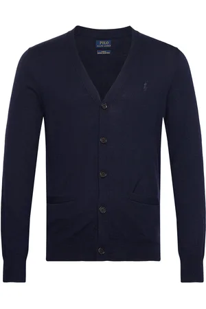 Ralph Lauren 2/30 Merino Wl Rws-Lsl-Crd Navy