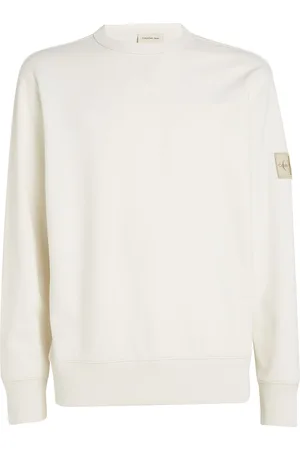 Calvin Klein Badge Crew Neck White