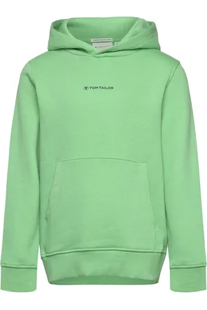 TOM TAILOR Printed Hoody Green