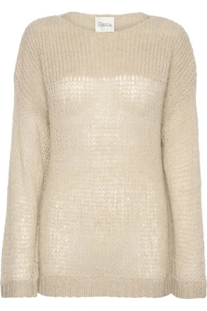 My Essential Wardrobe Lingomw Knit Blouse Beige