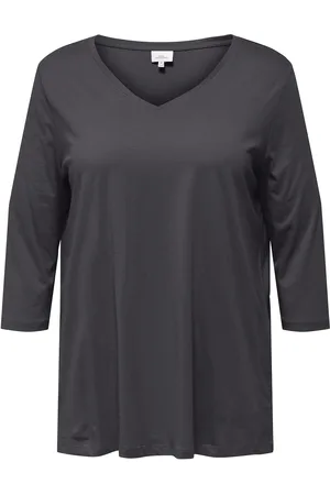 ONLY Carbonnie Life 3/4 V-Neck A-Shape Jrs Grey