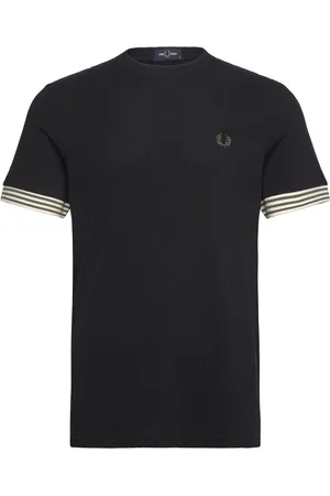 Fred Perry Striped Cuff T-Shirt