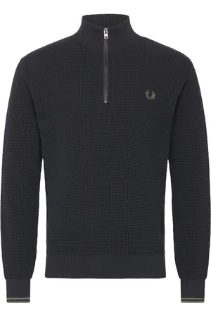 Fred Perry Waffle Stitch Half Zip Jmpr