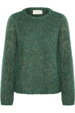 Cream Crkiara Knit Pullover Green