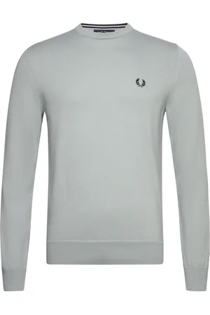 Fred Perry Classic C/N Jumper Grey
