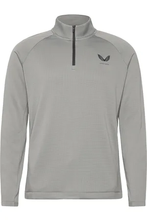 CASTORE Soft Shell Tech Half Zip Grey