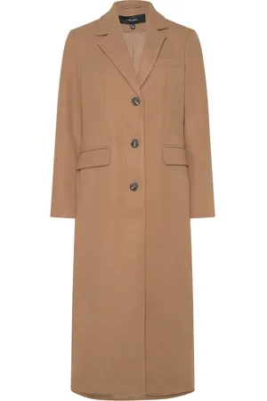 VERO MODA Vmvincemilan Long Coat Boos Cp Beige