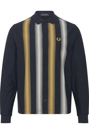 Fred Perry Ombre Stripe Ls Polo Shirt