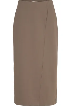 Soaked in Luxury Slbea Skirt Brown