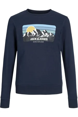 JACK & JONES Jjpeak Sweat Crew Neck Jnr Navy Jack & J S