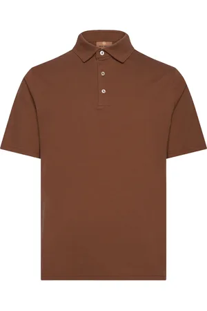 MOS MOSH Gallery Mmgborg Polo S/S Tee Brown