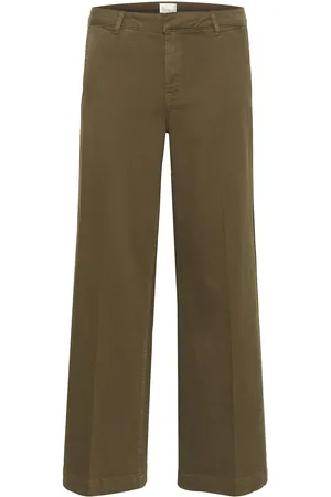 My Essential Wardrobe Laramw 149 Wide Pant Khaki