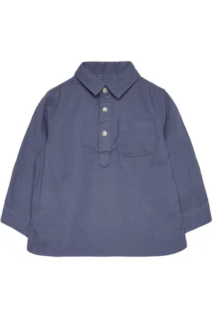MANGO Regular Fit Cotton Shirt Navy