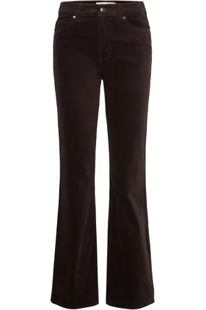 Pulz jeans Pzsally Uhw Pant Brown