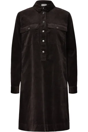 Pulz jeans Pzsally Ls Placket Dress Brown