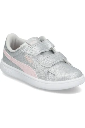 PUMA Smash 3.0 Glitz Glam V Ps Silver