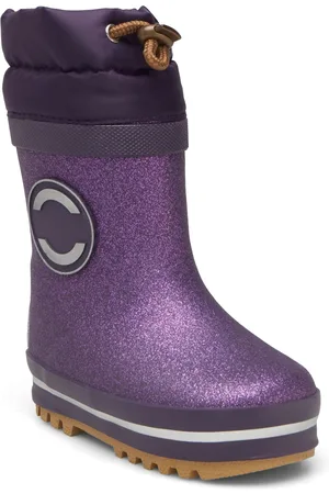 Mikk-Line Winter Wellies - Glitter Purple