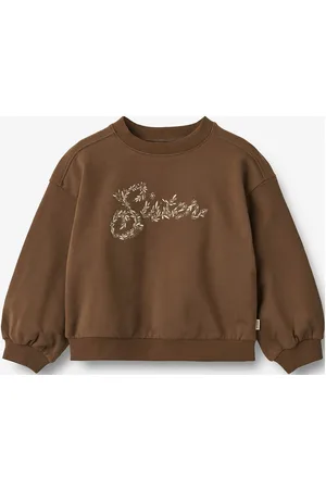 WHEAT Sweatshirt L/S Embroidery Eliza Brown