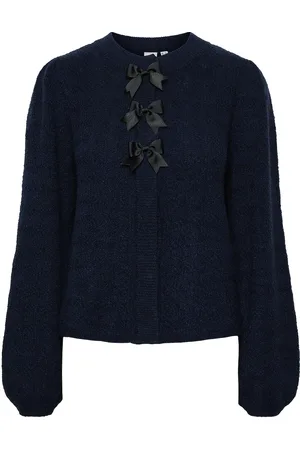 Y.A.S Bonsa Ls Knit Cardigan S. Navy