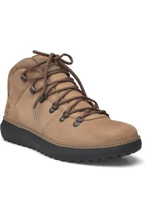 Timberland Hudson Road Mid Lace Up Waterproof Chukka Boot Beige