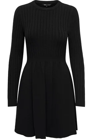 ONLY Onlfia Ls Cable Dress Knt Noos