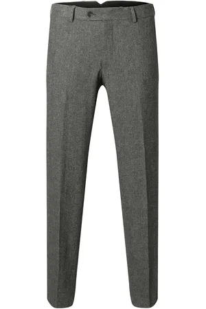 SELECTED Slhslim-Reed Wool Trs Noos