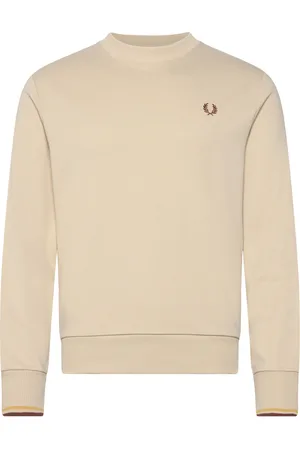 Fred Perry Crew Neck Sweatshirt Beige