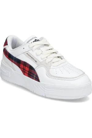 PUMA Pl Ca Pro Tartan White