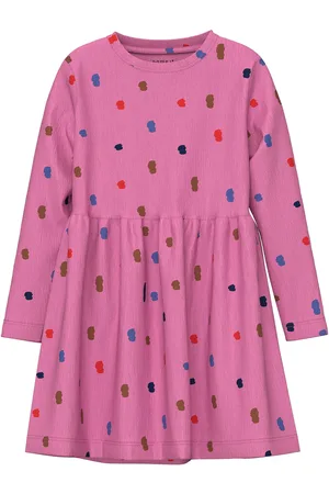 NAME IT Nmfnylisa Ls Dress Pb Pink