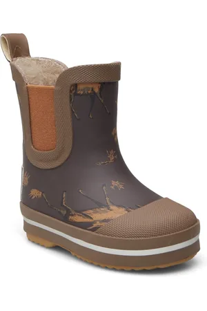 Mikk-Line Short Winter Wellies - Aop Khaki