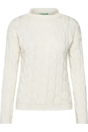 Benetton Turtle Neck Sw. L/S Cream