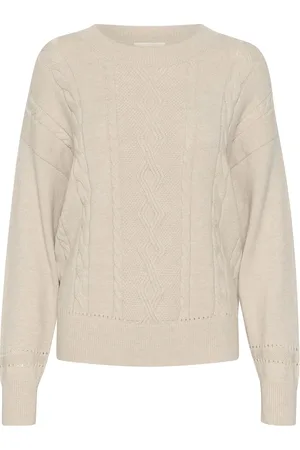 Cream Crdela Knit Pullover Beige