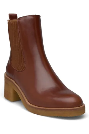 ANGULUS Booties - Flat - With Elastic Brown