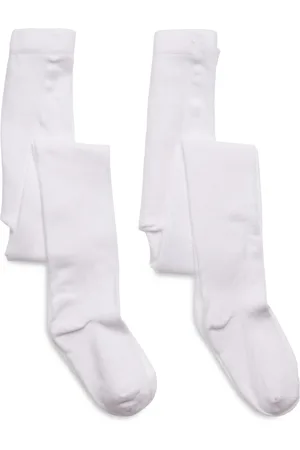 NAME IT Nknpantyhose 2P Solid Noos White