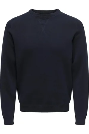 Only & Sons Onspin Reg 12 Crew Knit Navy