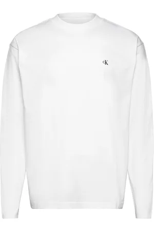 Calvin Klein Stamp Back Graphic Ls Tee White